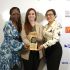 personal Lundin Gold: Mayra Mina, coordinadora de Trabajo Social; María Ángel Espinoza y Mabel Pinto, supervisoras de Recursos Humanos.