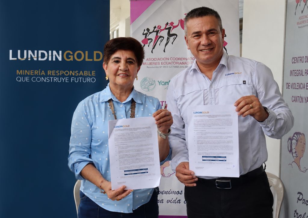 LUNDIN GOLD Y LA ASOCIACIÓN COORDINADORA POLÍTICA DE MUJERES ECUATORIANAS DE ZAMORA CHINCHIPE IMPULSAN LA AMPLIACIÓN DE LOS SERVICIOS DEL CENTRO “MUJER DE LUZ” EN PAQUISHA